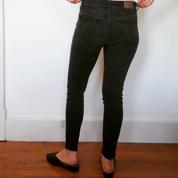 Madewell Skinny Skinny jeans in Black Frost - Picture 5 of 6